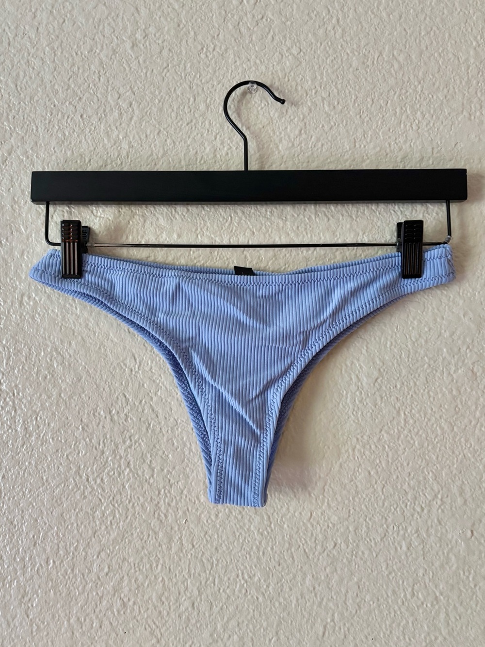 Periwinkle Ribbed Bikini Bottom - Picture 5 of 9